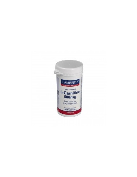 L-Carnitina 500 Mg. 60 Cap. Lamberts