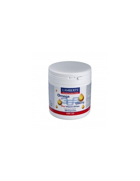 Omega 3-6-9 Mas Vitamina D3 120Cap. Lamberts