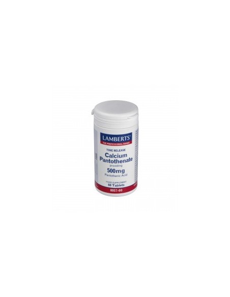 Pantotenato De Calcio 500 Mg. 60 Comp. Lamberts