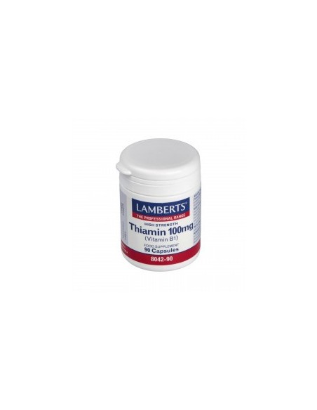 Vitamina B-1 100 Mg.(Tiamina) 90 Cap. Lamberts