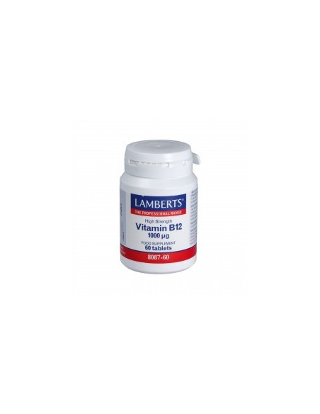 Vitamina B12 1.000 Mcg. 60 Comp. Lamberts