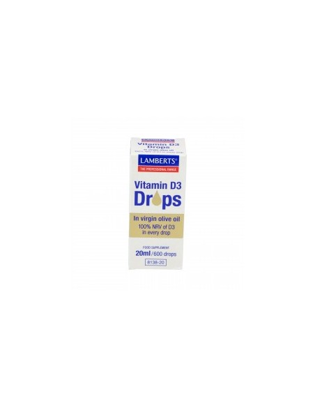 Vitamina D3 Gotas 20Ml. Lamberts