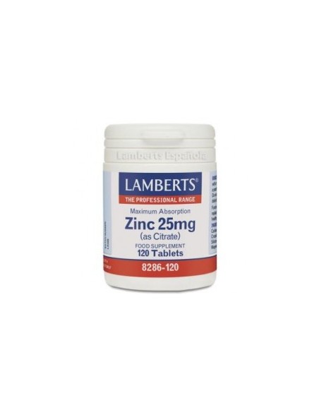 Zinc 25Mg. 120Comp Lamberts