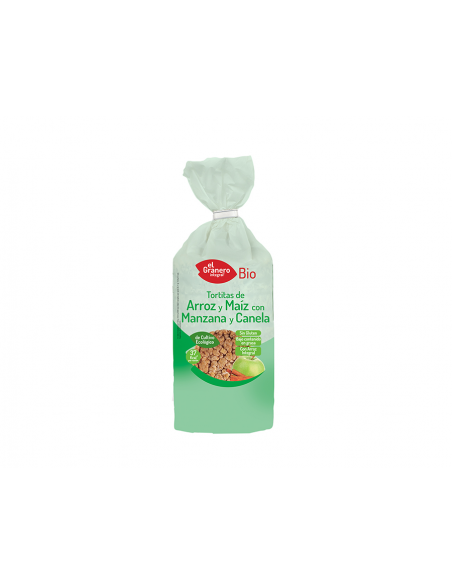  Tortitas De Arroz Y Maiz Con Manzana Y Canela 127G El Granero