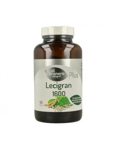 Lecitina De Soja Lecigran 1600Mg. 90Perlas El Granero