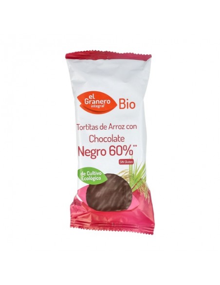 Tortitas De Arroz Con Chocolate Negro 100Gr. Bio El Granero