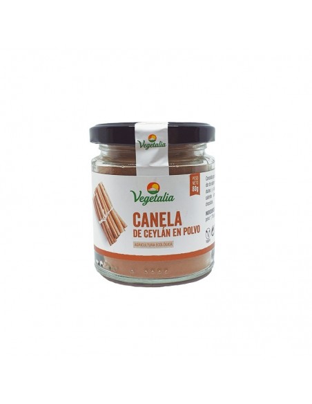  Canela De Ceylan Polvo 80Gr. Bio Vegetalia
