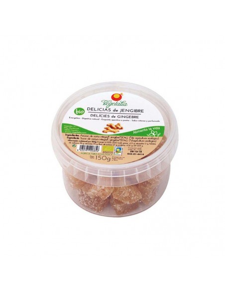  Delicias De Jengibre Caramelos De Goma 150Gr. Vegetalia