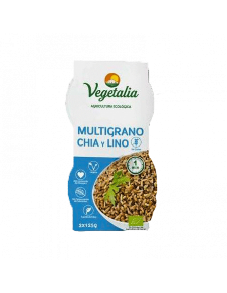  Vasito Multigrano De Chia Y Lino 2Udsx125Gr. Bio Vegetalia