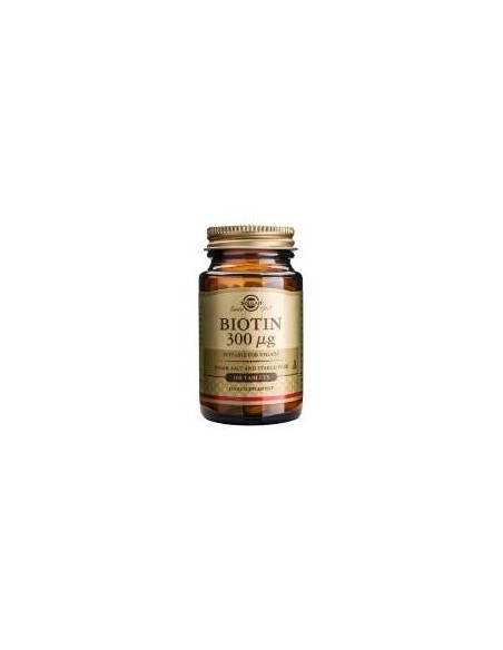 Biotina 300Mcg. 100Comp. Solgar