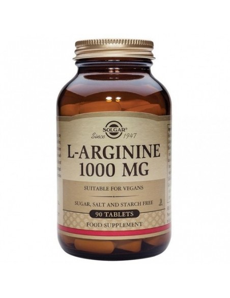 L-Arginina 1000Mg. 90Comp. Solgar