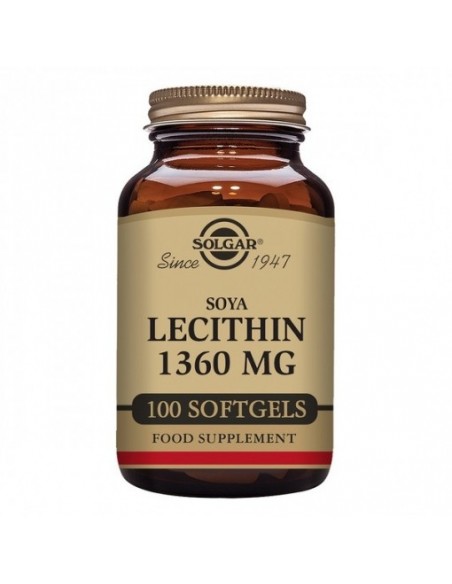 Lecitina De Soja 1360Mg. 100Perlas Solgar