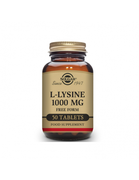 L-Lisina 1000Mg. 50Comp. Solgar