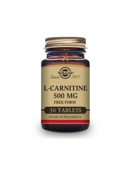 L-Carnitina 500Mg. 30Comp. Solgar