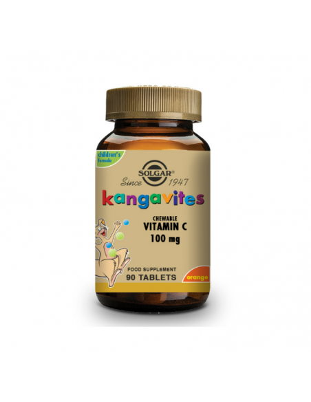Kangavites Vit.C Naranja Infantil 90Comp.Mast. Solgar