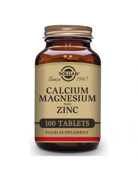 Calcio Magnesio Plus Zinc 100Com Solgar