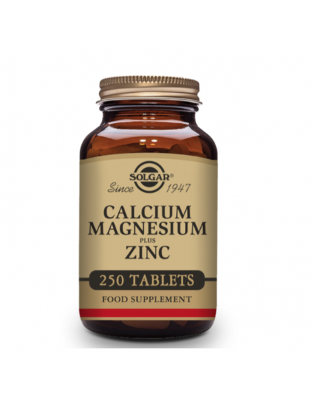 Calcio Magnesio Plus Zinc 250Comp Solgar