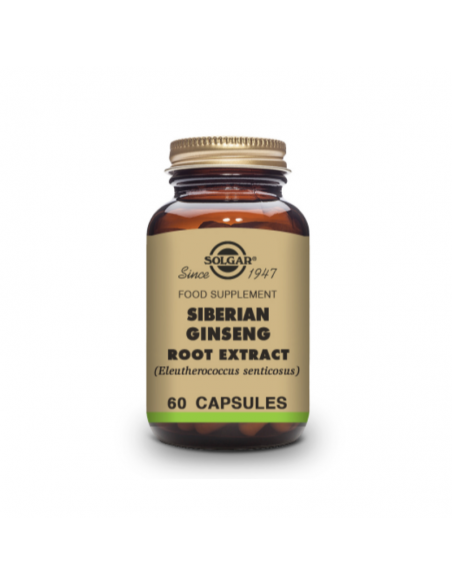Ginseng Siberiano-Raiz-(Eleutherococcus 60Veg. Solgar
