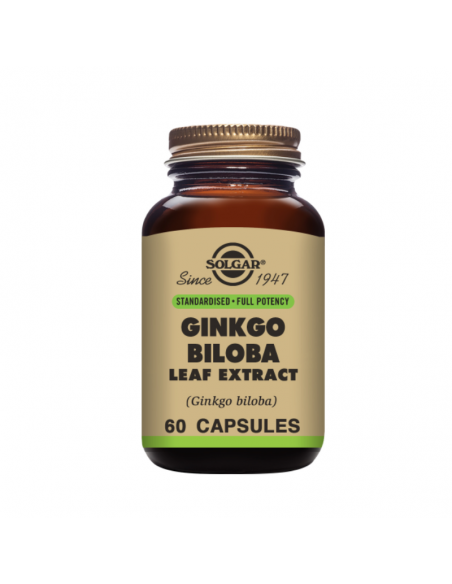 Ginkgo Biloba-Hoja-60Vegicaps Solgar