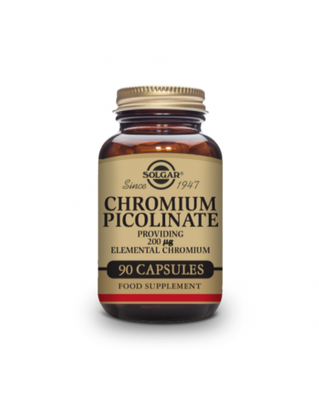 Cromo Picolinato 200Mcg 90Cap. Solgar