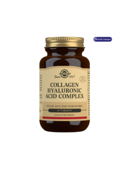 Colagen Acido Hialuronico Complex 120Mg. 30Comp. Solgar