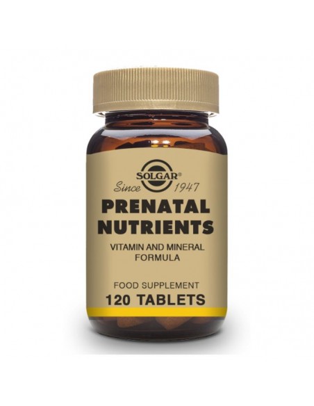 Nutrientes Prenatales 120Comp Solgar