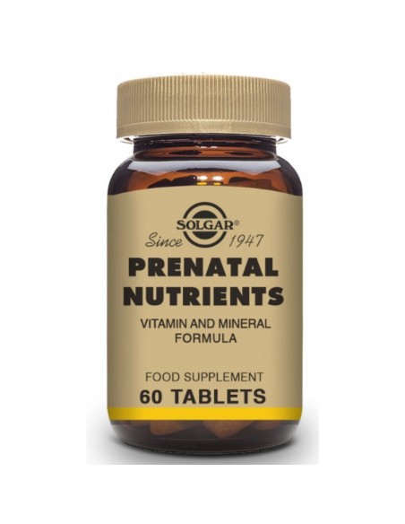 Nutrientes Prenatales 60Comp Solgar