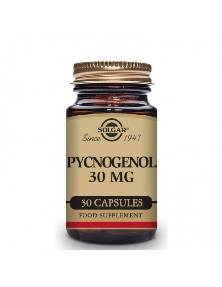  Pino 30Mg.Ext.Corteza Pino Pycnogenol 30Cap.Veg. Solgar
