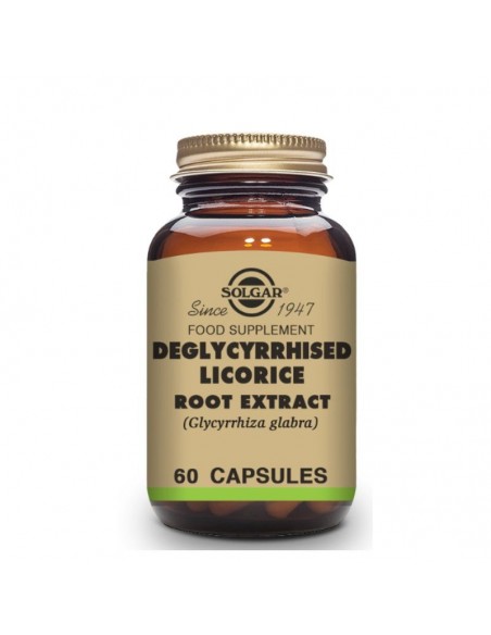  Regaliz Desglicirrizado-Raiz-(Licorice) 60V Solgar