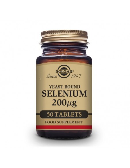 Selenio En Levadura 200Mcg.50Comp. Solgar