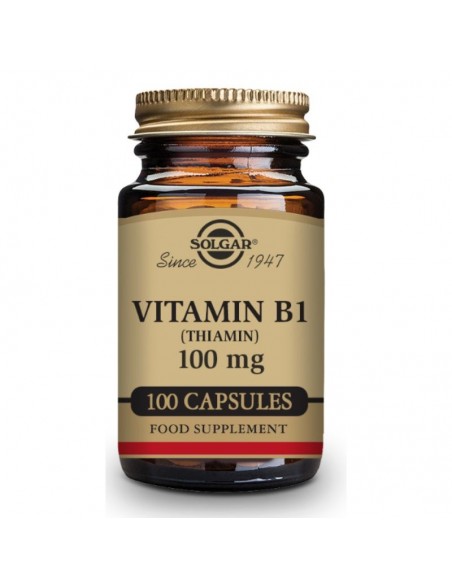 Vitamina B1 100Mg. 100Cap Solgar