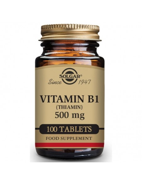 Vitamina B1 500Mg. 100Comp. Solgar