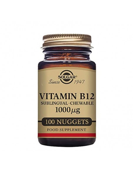 Vitamina B12 Cianocobalamina 1000Mcg. 100Comp.Mast Solgar