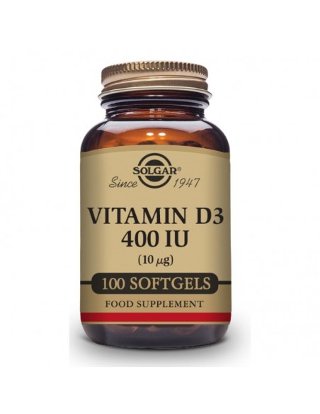 Vitamina D3 400Ui (10Mcg) 100Perlas Solgar