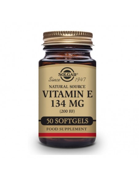 Vitamina E 200Ui (134Mg) 50Cap.Blanda Solgar