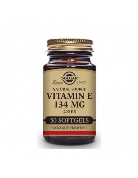 Vitamina E 200Ui (134Mg) 50Cap.Blanda Veg. Solgar