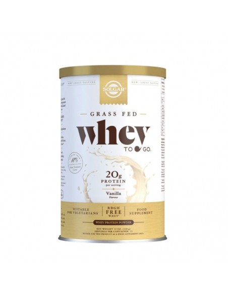  Whey To Go Proteina En Polvo Vainilla 907Gr Solgar
