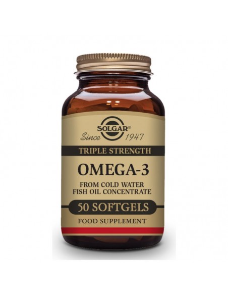 Omega 3 Triple Concentracion 100Cap.Blandas Solgar