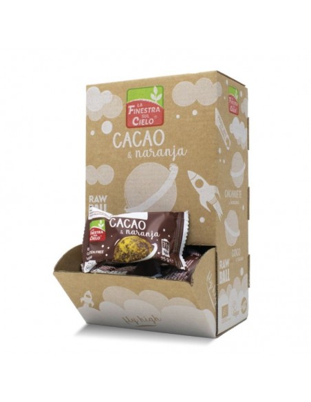 Energy Ball Cacao Y Naranja 20Uds. Eco Sg Vegan la Finestra sul Cielo