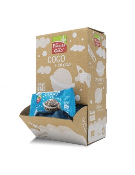 Energy Ball Coco Y Cacao 20Uds. Eco Sg Vegan la Finestra sul Cielo