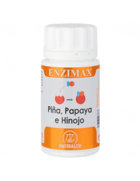 Enzimax Piña Papaya Hinojo 50Cap. Equisalud