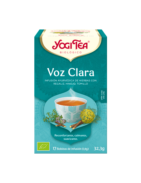 Yogi Tea Voz Clara 17 Infusiones