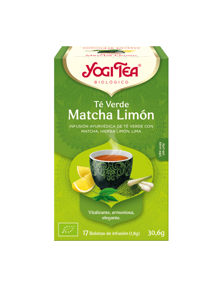 Yogi Tea Te Verde Matcha Limon 17 Infusiones