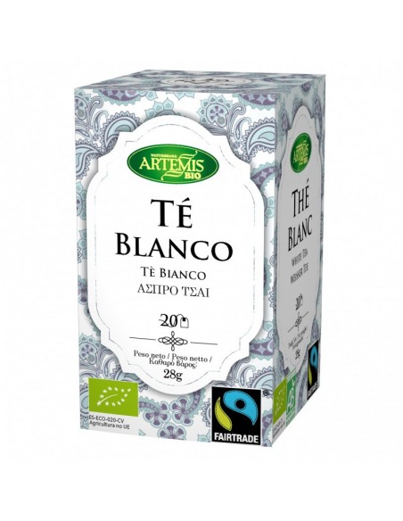 Té Blanco Infusion 20Bolsitas. Bio Artemis