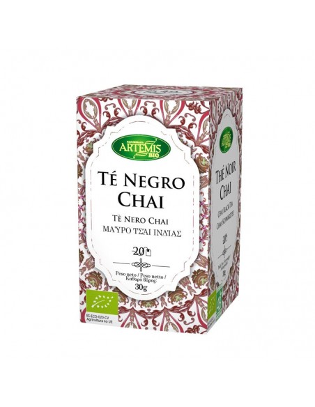 Té Negro Chai Infusion 20Bolsitas. Bio Artemis