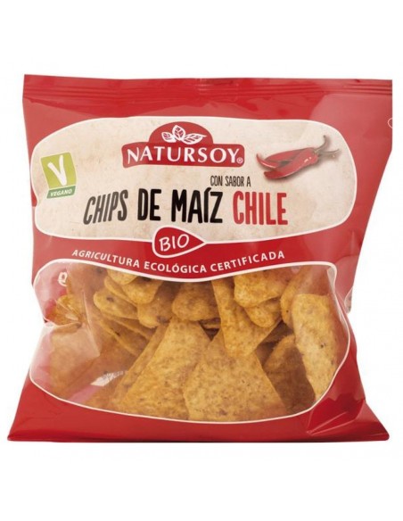 Chips De Maiz Y Chili 75Gr. Bio Natursoy