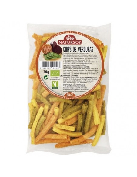  Chips De Verduras 75Gr. Bio Natursoy