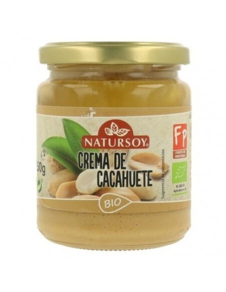  Crema De Cacahuete Sin Sal 250Gr. Bio Natursoy