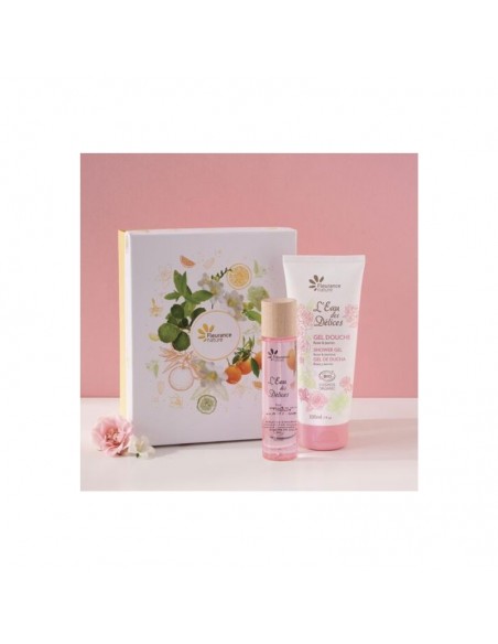 Cofre Rosa Y Jazmin Perfume+Gel Ducha Fleurance Nature