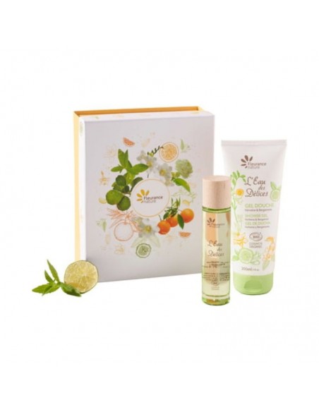 Cofre Verbena Y Bergamota Perfume+Gel Ducha Fleurance Nature